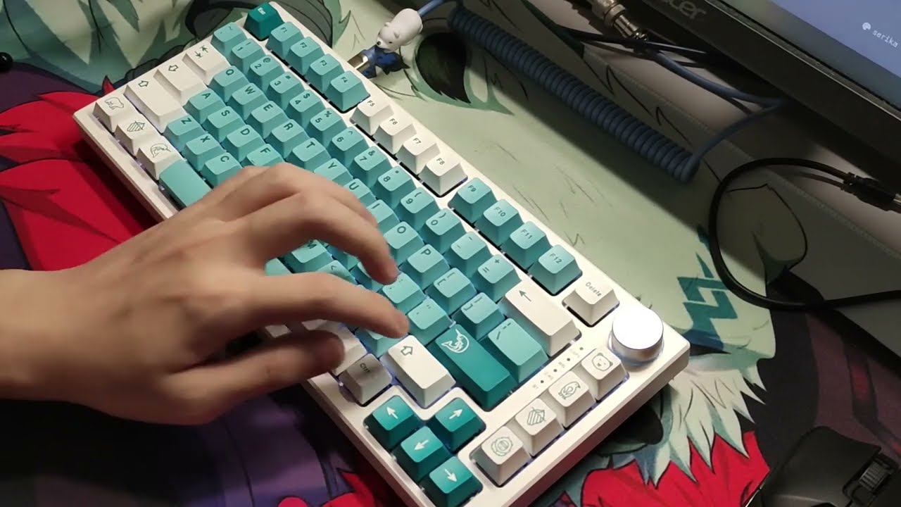 Keycaps Interference vs No Interference Sound Test (JWK Ultimate Black)