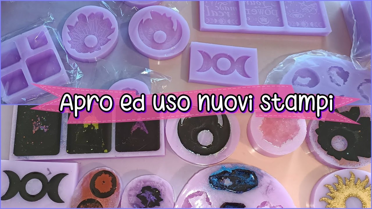APRIAMO ed USIAMO STAMPI NUOVI per CREAZIONI in RESINA!