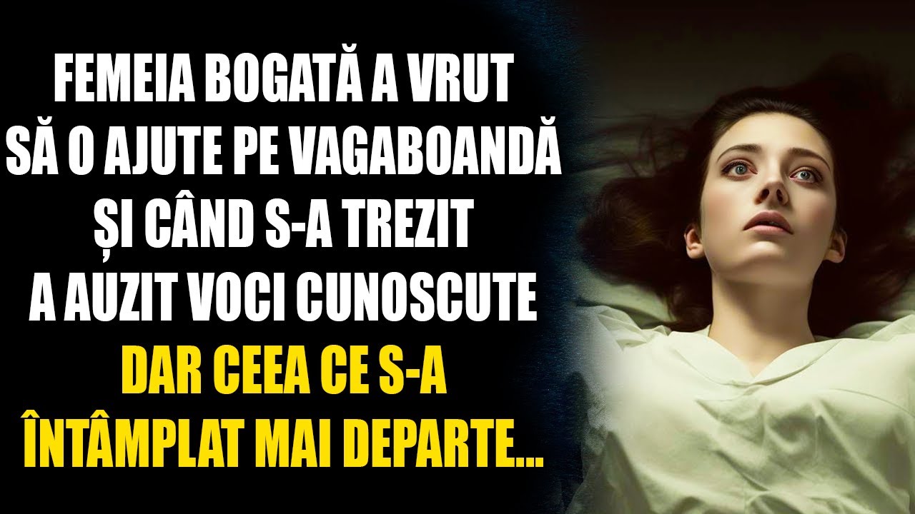 Femeia bogată a vrut să o ajute pe vagaboandă, și când s-a trezit a auzit voci @Povestidedragoste