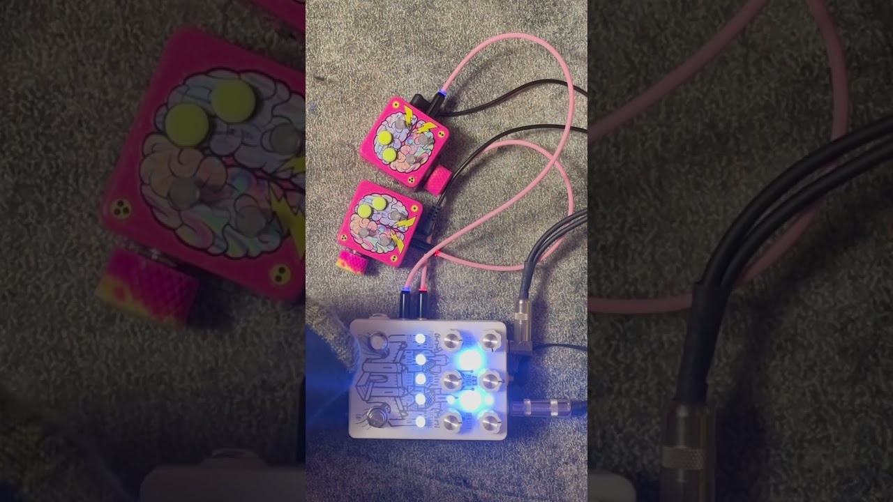 ⚡️☁️🧠☁️🧠☁️⚡️ #pedalbrainz #controlvoltage #cv #effectpedals #guitar #pedal #ambient