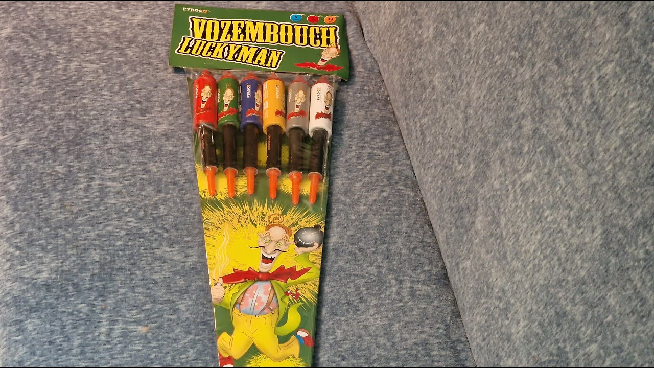 Rakiety z ALDI  Vozembouch Luckyman  Pyroco