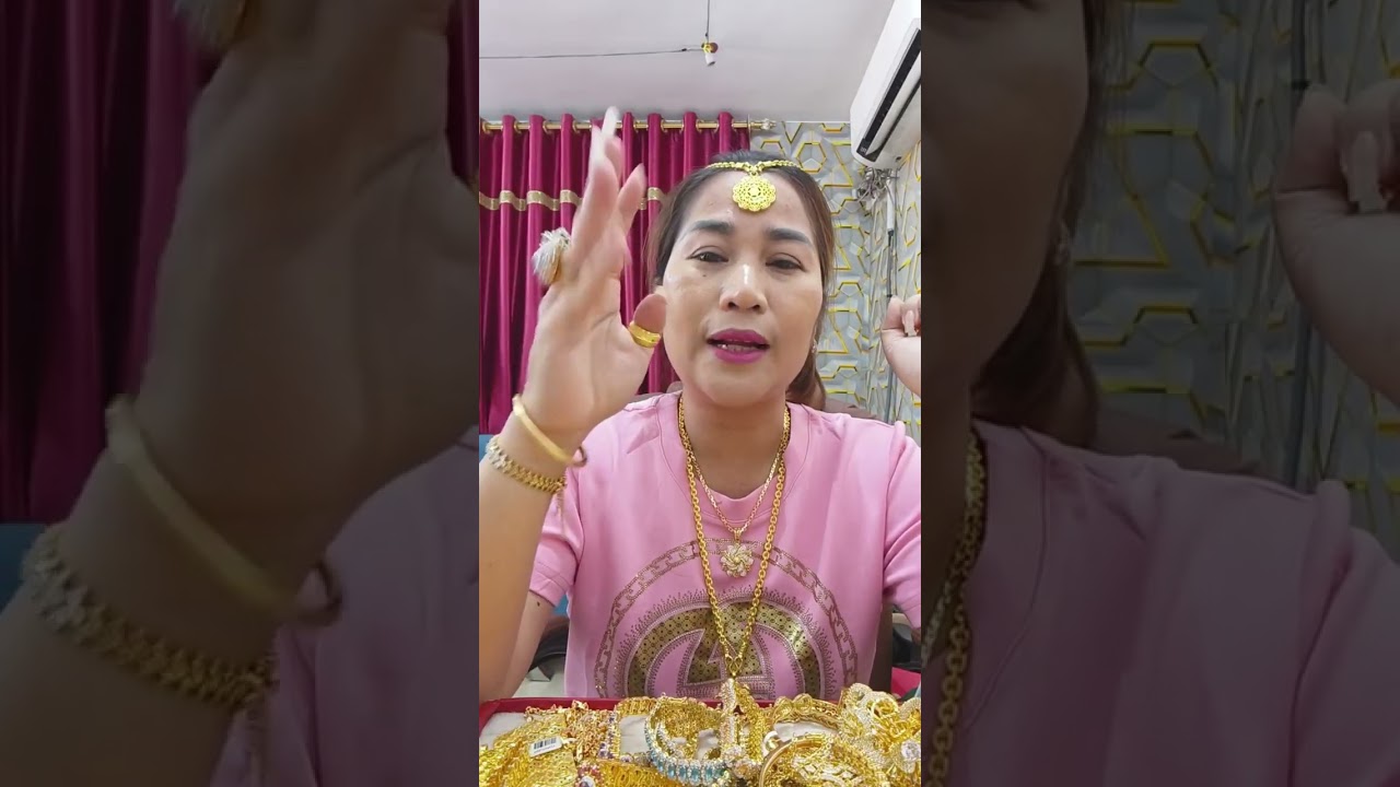 Khmer Gold Jewelry | Full Collection គ្រឿងកម្មង់ក្រូម៉េទឹកមាសវៀតណាម ម៉ូតមាសថ្មីៗ