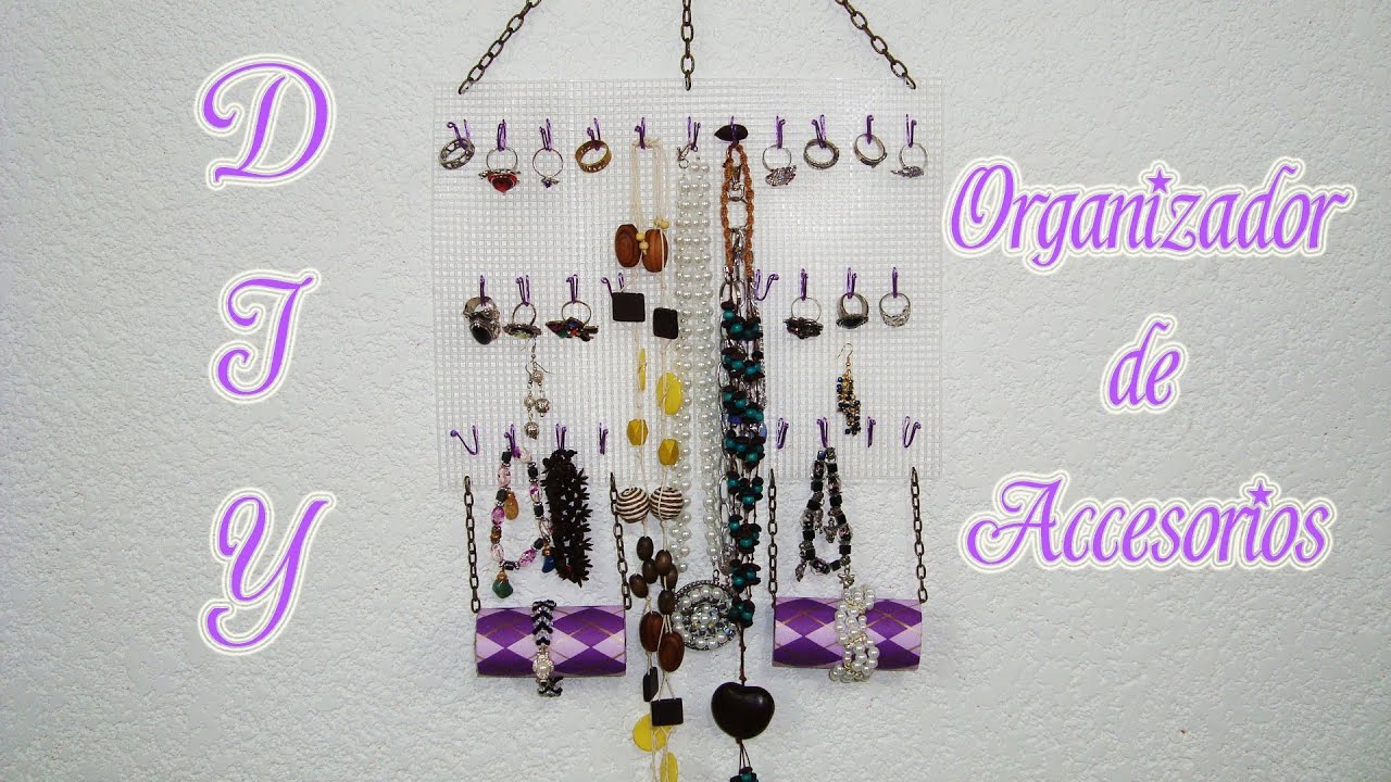 ORGANIZADOR DE ACCESORIOS / ACCESORIES ORGANIZER | DIY | MANUALIDADES | CRAFTS - YuureYCrafts
