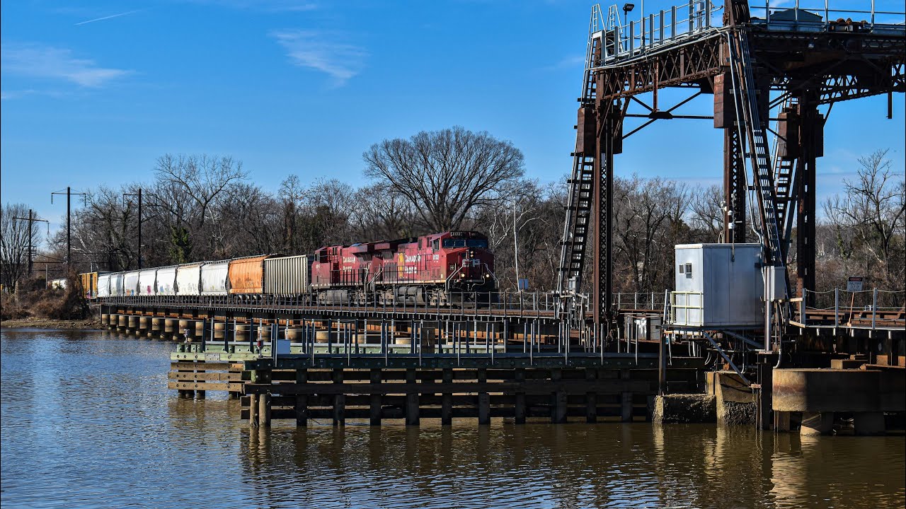 A couple of CSX trains in the DC area Ft. CP KCSM power.