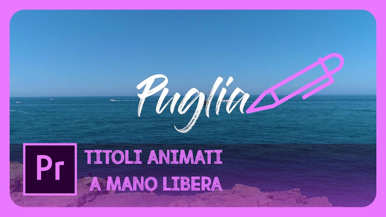 CREARE TITOLI ANIMATI A MANO LIBERA | *tutorial* In Premiere