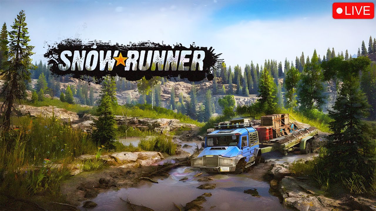 Live 🔴Snowrunner | Solo | Pt. 9 | The Muddy Journey in Michigan
