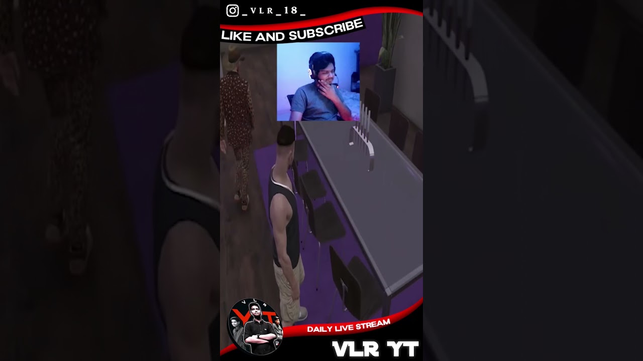 Visiting TuberBasss PentHouse In GTA 5 | GTA 5 UruttuGal😂 | VLRYT #shorts
