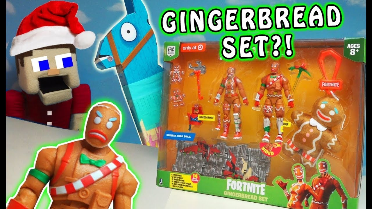 SANTA STEVE & the GINGERBREAD MAN Fortnite PARTY Playset?! Jazwares Series 3 is HERE!