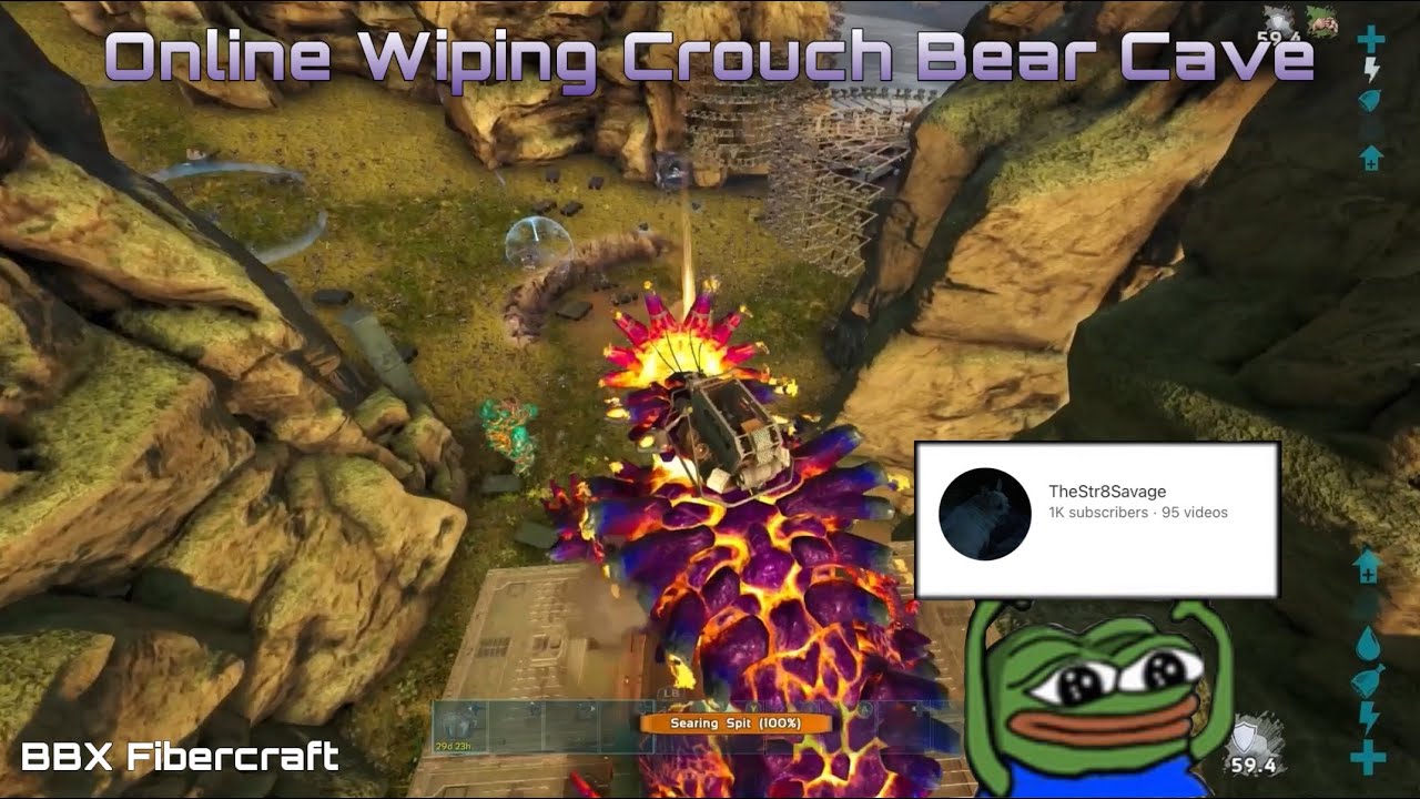 Online Wiping Crouch Bear Cave | BBX Fibercraft
