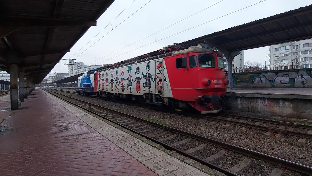 Locomotiva electrică cu acumulatori, noua ramă în Gara de Nord(Vizionare plăcută!!)