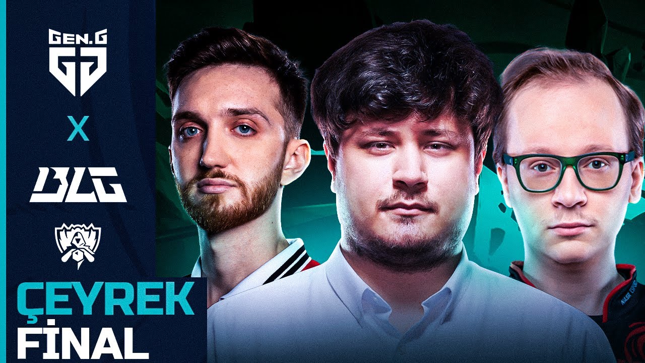 Sonunda ekranı 3'e böldüler ya bayılıyorum | Worlds 2023 GEN vs BLG çeyrek final analiz