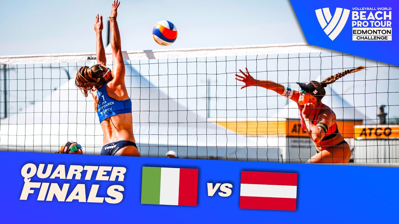 Gottardi/Menegatti vs. Klinger D./Klinger R. - Quarter Finals Highlights Edmonton 2023 #BeachProTour