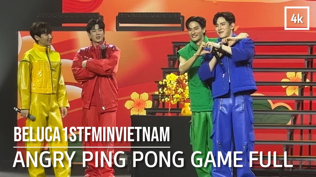 [4K] 240121 옾깐떼뉴 벨루카 베트남 Angry Ping Pong GAME | BELUCA1stFMinVietnam | ออฟกันเตนิว