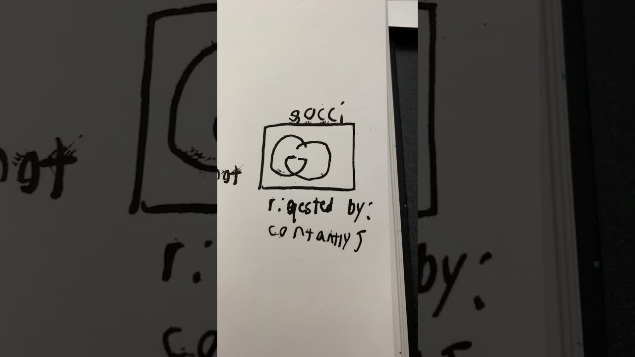 Gucci #subscribe #like #memes #logo #gucci #200 #drawing #shorts