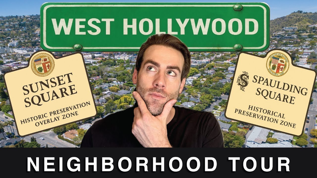 Tour West Hollywood | Spaulding Square & Sunset Square Neighborhood in 4K | Los Angeles Real Estate