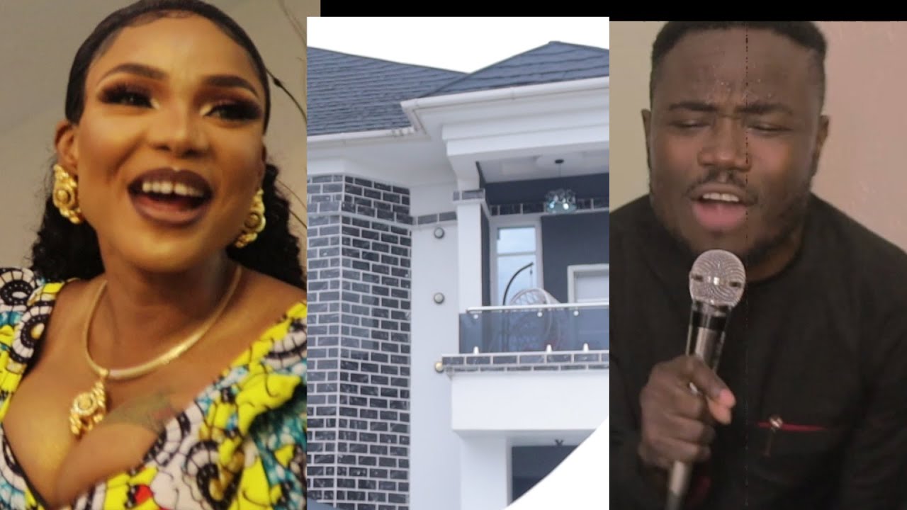 BOYE REJOICES WITH IYABO OJO AT HER HOUSE WARMING CEREMONY.