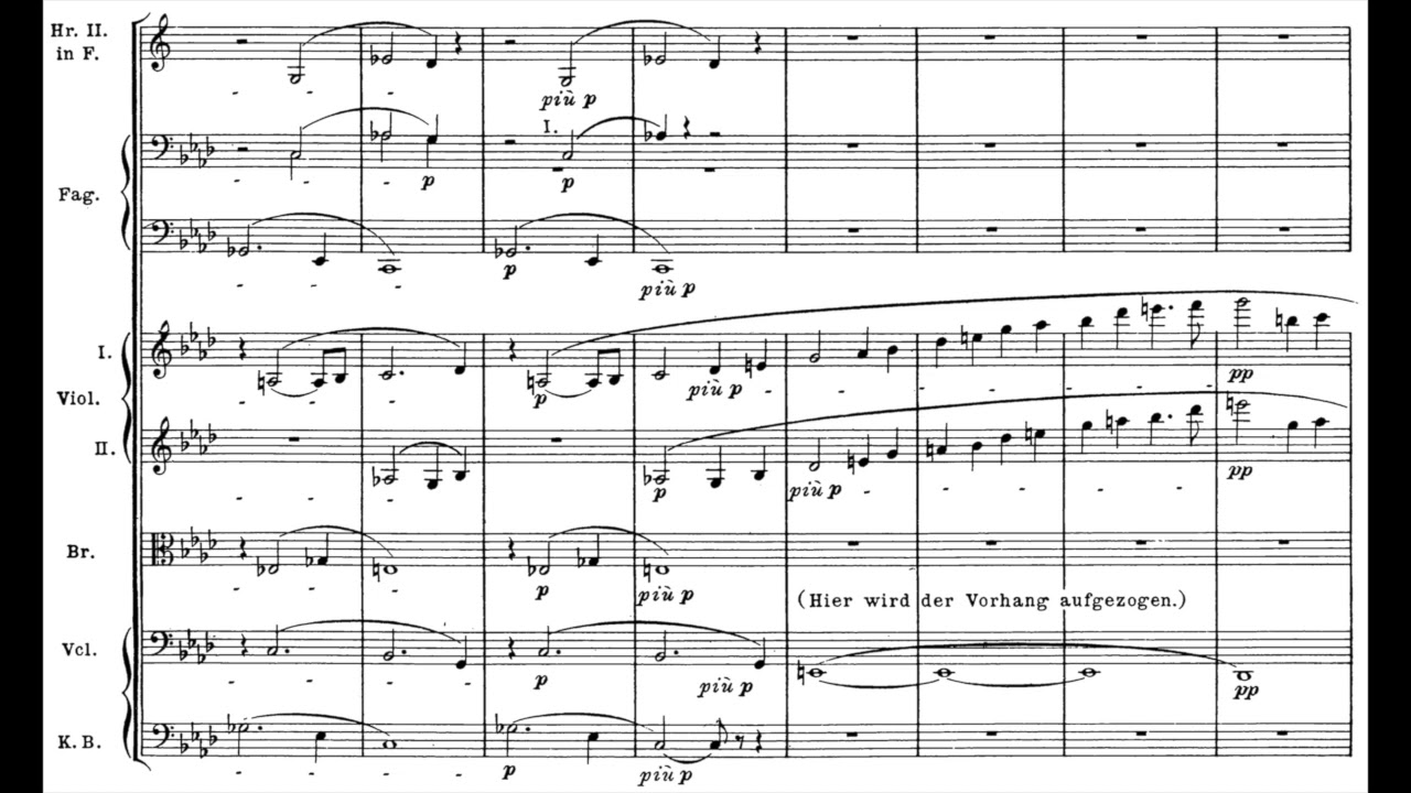 Richard Wagner: Prelude to Act III of Tristan and Isolde (w. Full Score)