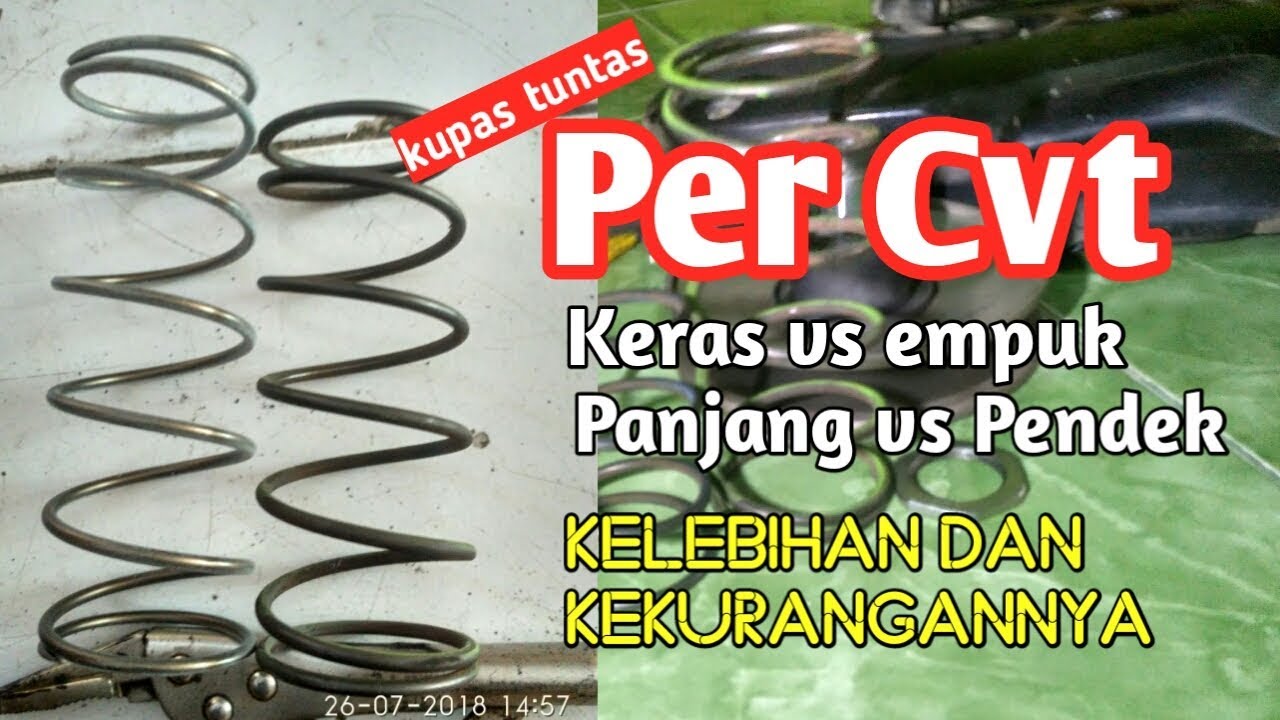 Per CVT keras(racing) vs lembut, kelebihan dan kekurangannya