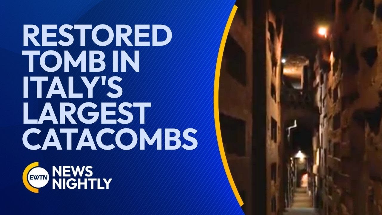 Jubilee Year Draws Pilgrims to Restored Tomb in Italy's Largest Catacombs | EWTN News Nightly