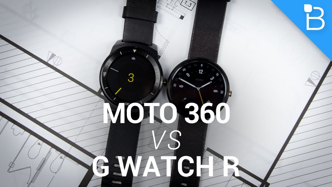 LG G Watch R vs Motorola Moto 360!