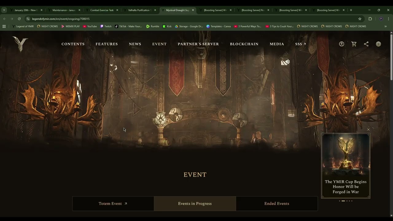 LEGEND OF YMIR UPDATE JANUARY 13, 2026