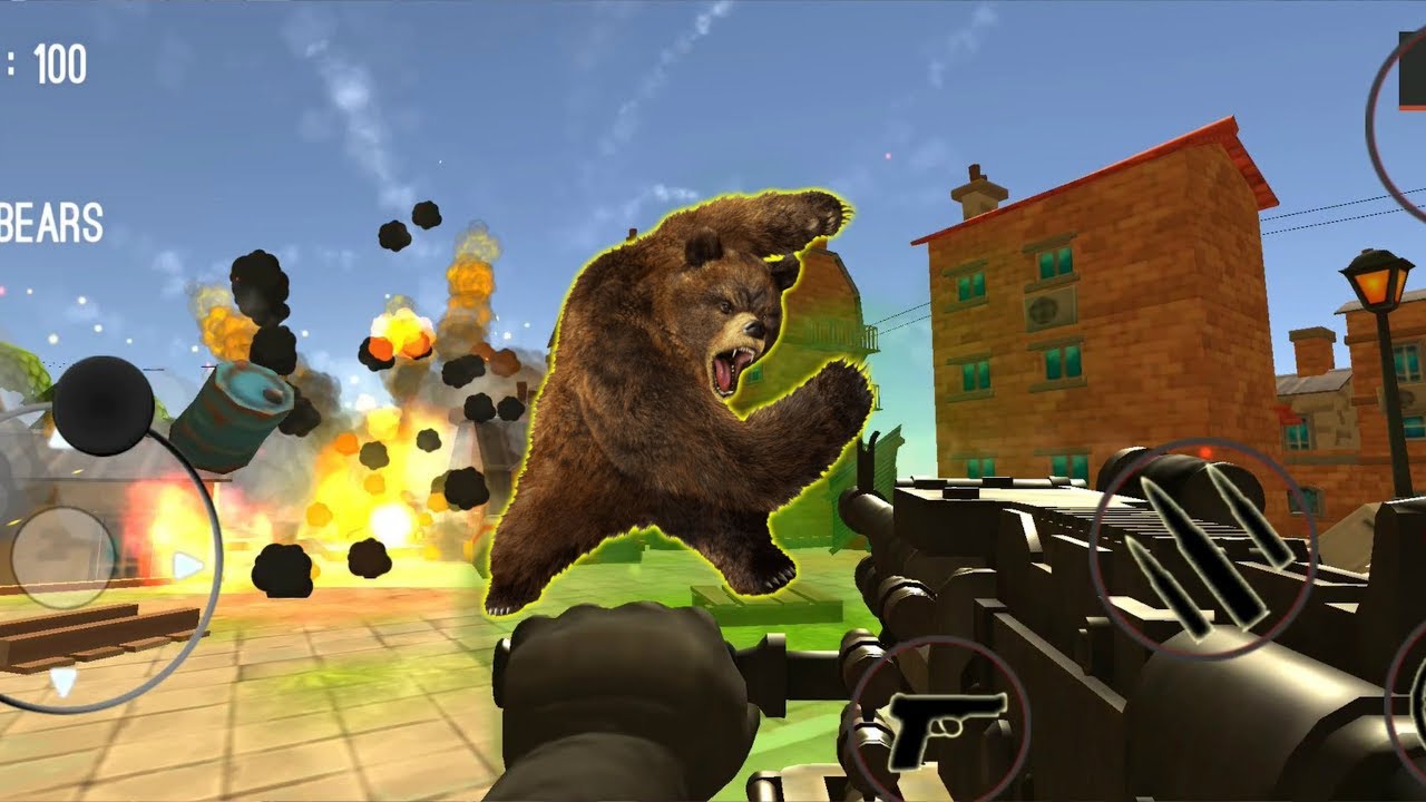 This Bear Is SO Angry - Wild Zoo Animals Hunting City Android Gameplay