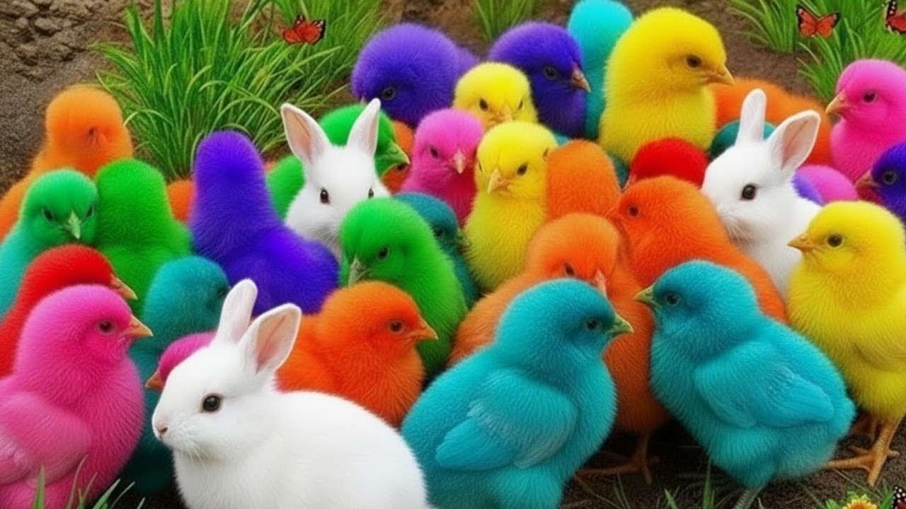 Ayam Rainbow Unik 😲 Tangkap Ayam Warna Warni Terbaru