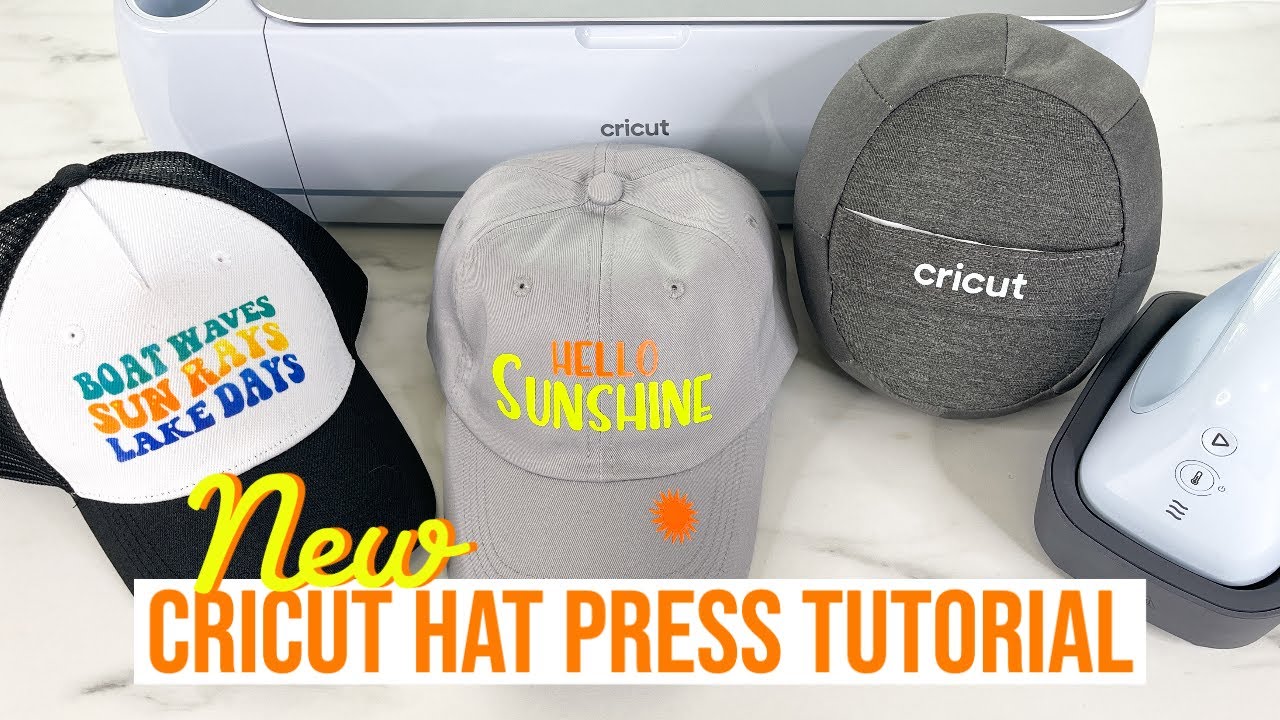 CRICUT HAT PRESS ULTIMATE GUIDE | UNBOXING  + HTV & INFUSIBLE INK CRICUT HATS