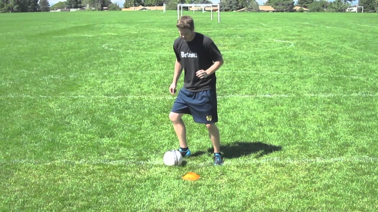 Improving Soccer Foot Skills - V-Cut