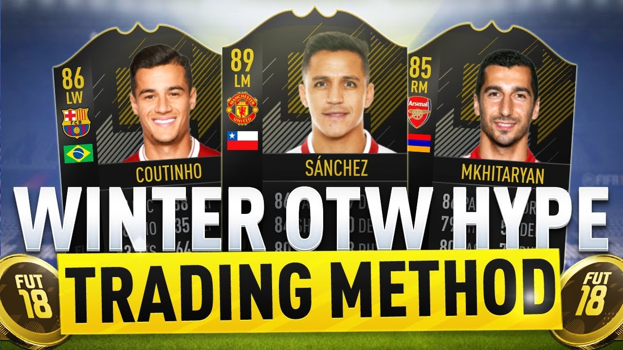 THE WINTER OTW SBC HYPE IS MAKING THESE CARDS AMAZING TO SNIPE! (FIFA 18 TRADING METHOD)
