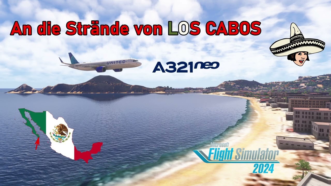 MSFS 2024 - XBox S - Inibuilds A320neo - United 294 - Denver ✈️ San José del Cabo (KDEN-MMSD)