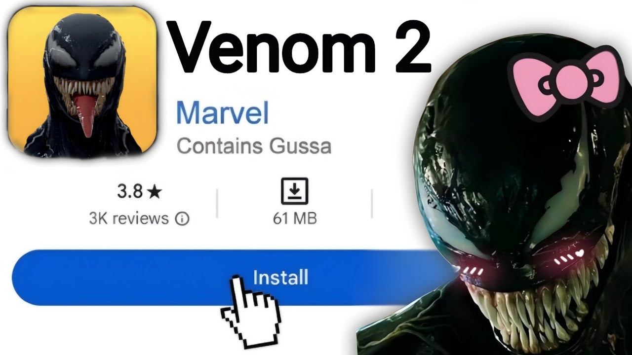  Playing the most funny venom games from play store 😂 