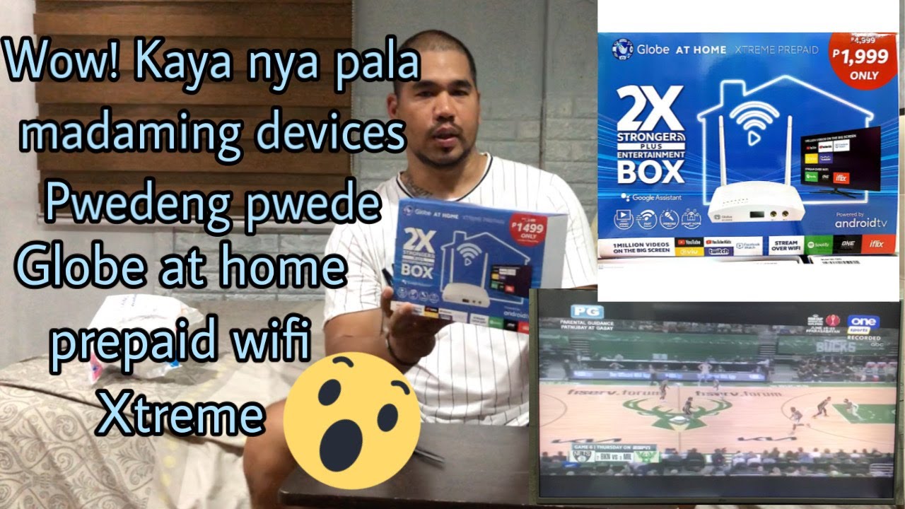 Globe at home prepaid wifi extreme-White version (Unboxing & Testing)
