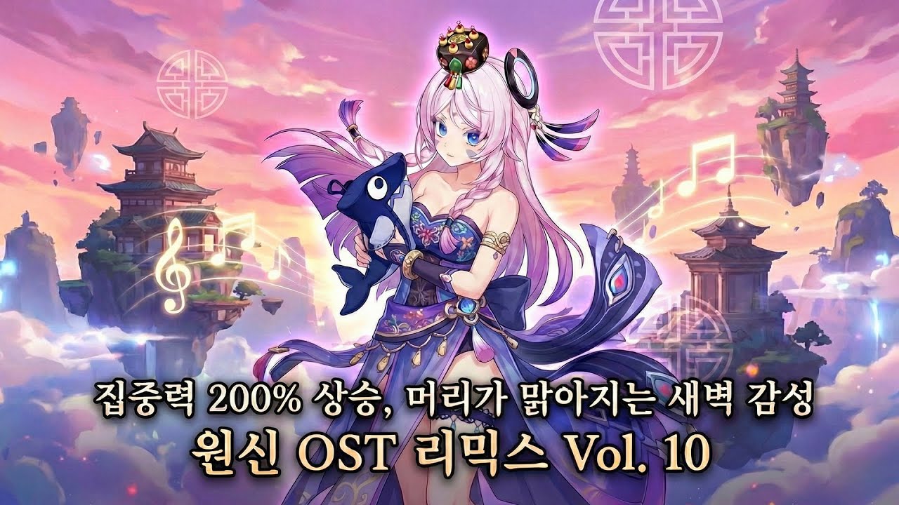 Концентрация +200%! Утренняя атмосфера для ясности ума, Genshin Impact OST Remix Vol. 10