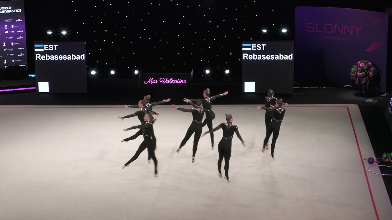 Miss Valentine 2026. Estonia. GC Rytmika - Rebasesabad. AGG Women Final. EST