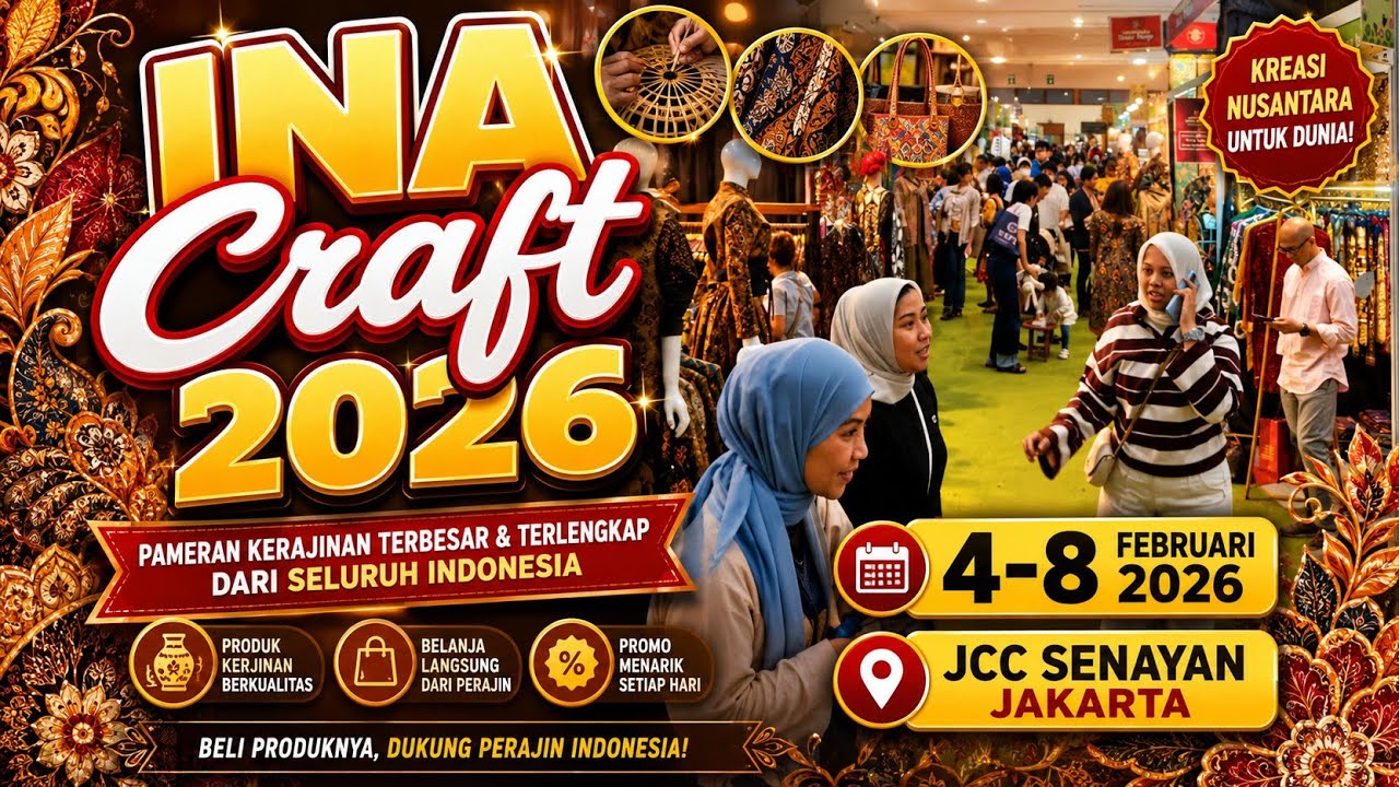 INA Craft 2026, 4-8 Februari 2026, JCC Senayan Jakarta