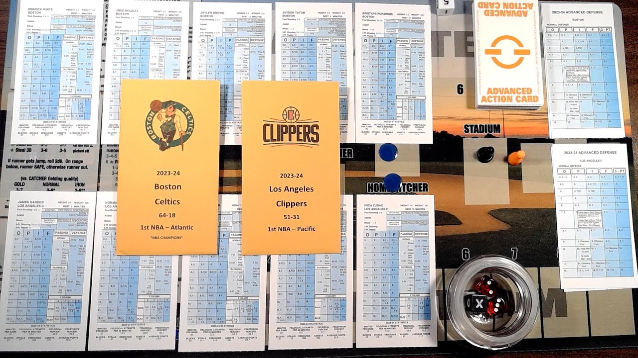 Strat-O-Matic Basketball Advanced - Chat and Sample Gameplay