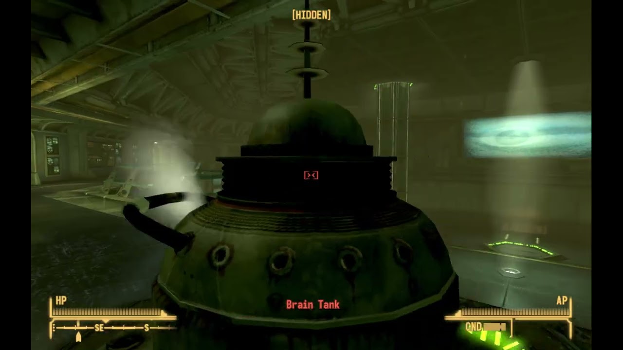 Searching The Forbidden Zone Dome, Doctor Mobius banters to himself lol