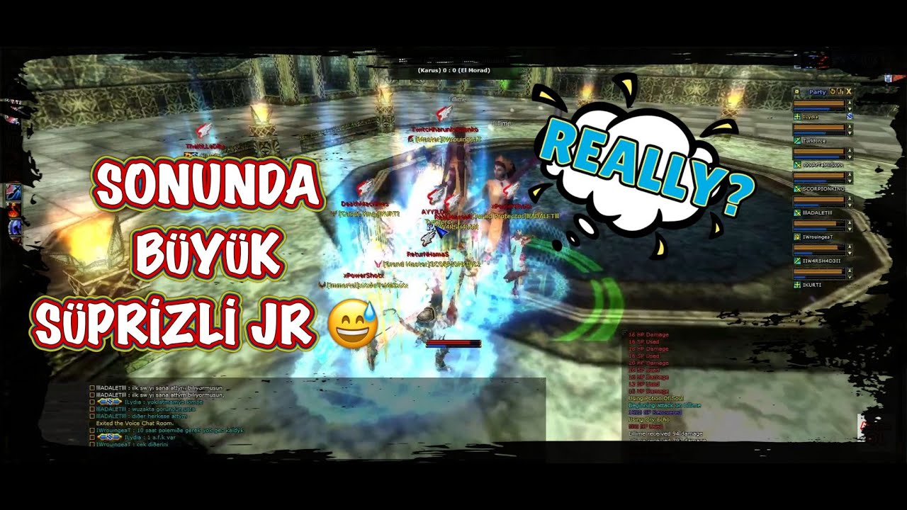 KNIGT ONLINE OREADS JR. СЮРПРИЗ В КОНЦЕ СОБЫТИЯ :D