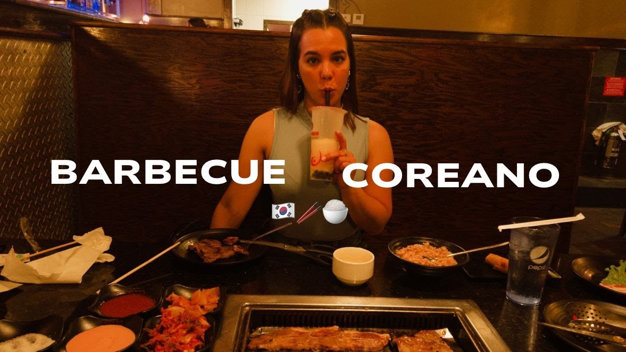 Probando barbecue coreano por primera vez 🇰🇷🥢🥩