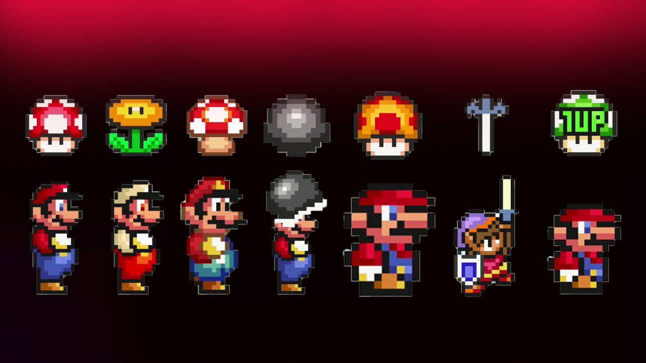 Super Mario Maker 2 — All Power Ups! All Characters (Theme: ALL STARS!)