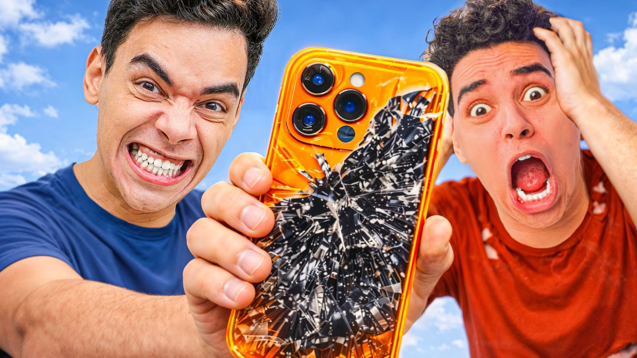 مقلب الاستفزاز في اخويا 😱 كسرت الايفون الجديد 💔( المقلب خرج عن السيطرة !! )