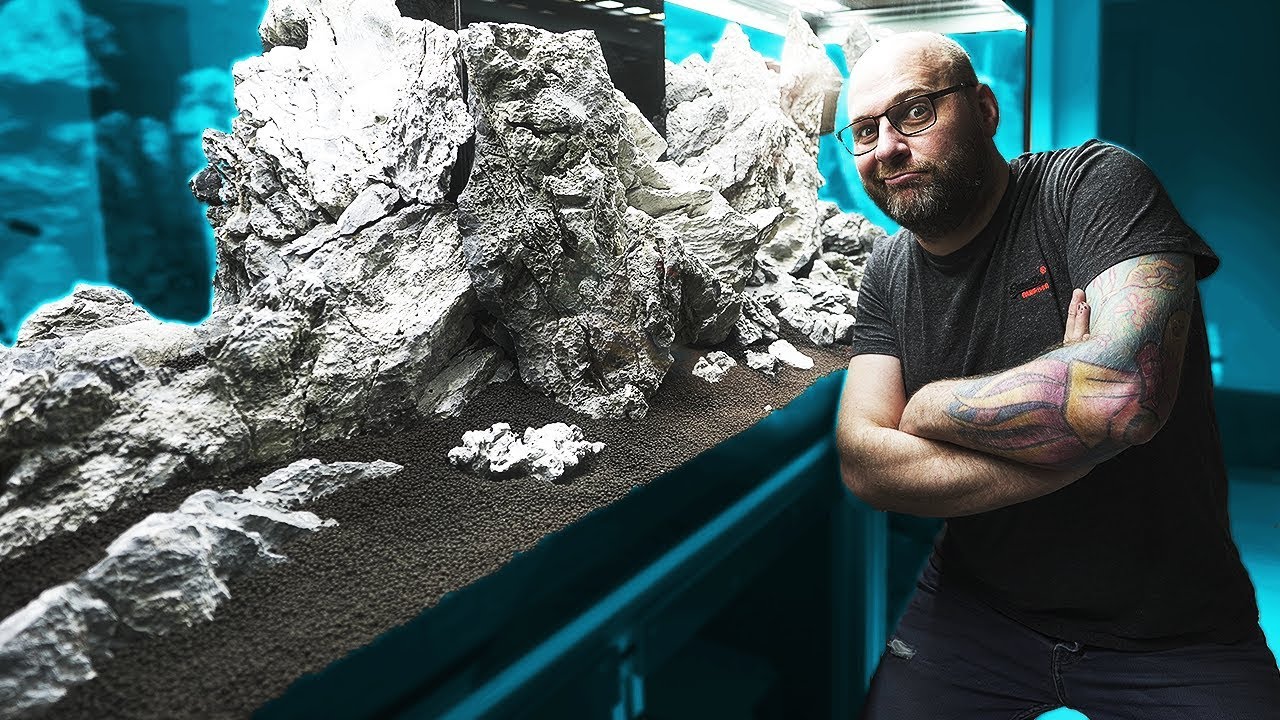 1500 Liter Aquarium einrichten - Iwagumi Style | (Teil 1/2)