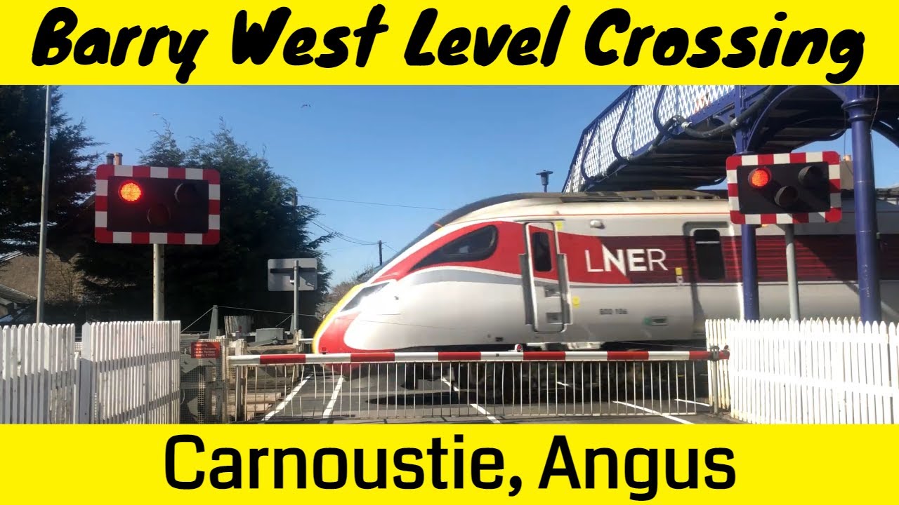 Barry West Level Crossing, Carnoustie (Angus) | Traingenix