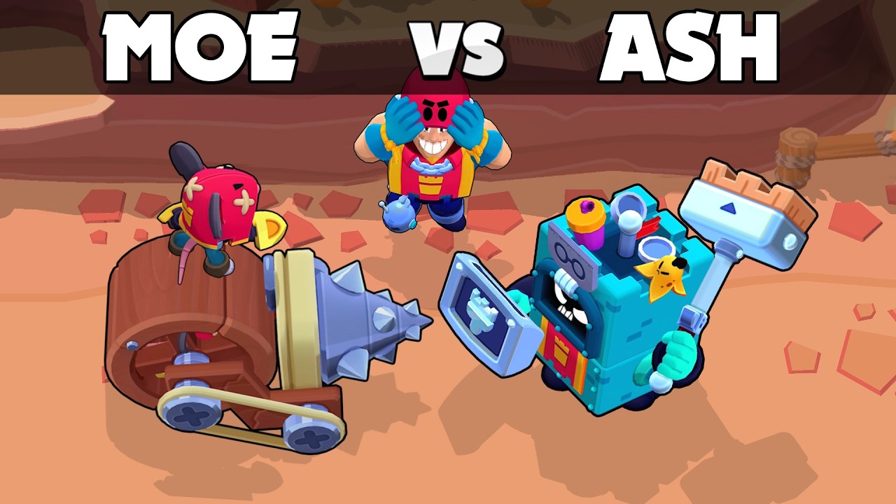 MOE vs ASH ⭐ Brawl Stars