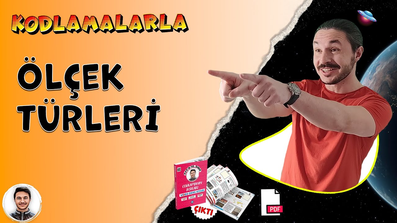 Tyt coğrafya Ölçek Türleri , Ölçek çevrilmesi hesaplamaları 9.sınıf coğrafya konu anlatımı 📂 PDF