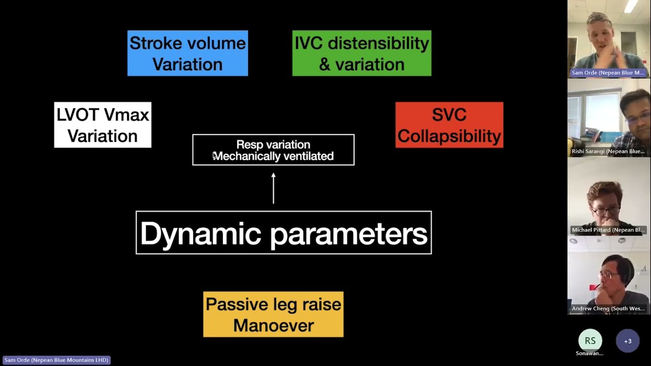 Echo Assessment to Guide Fluid Therapy