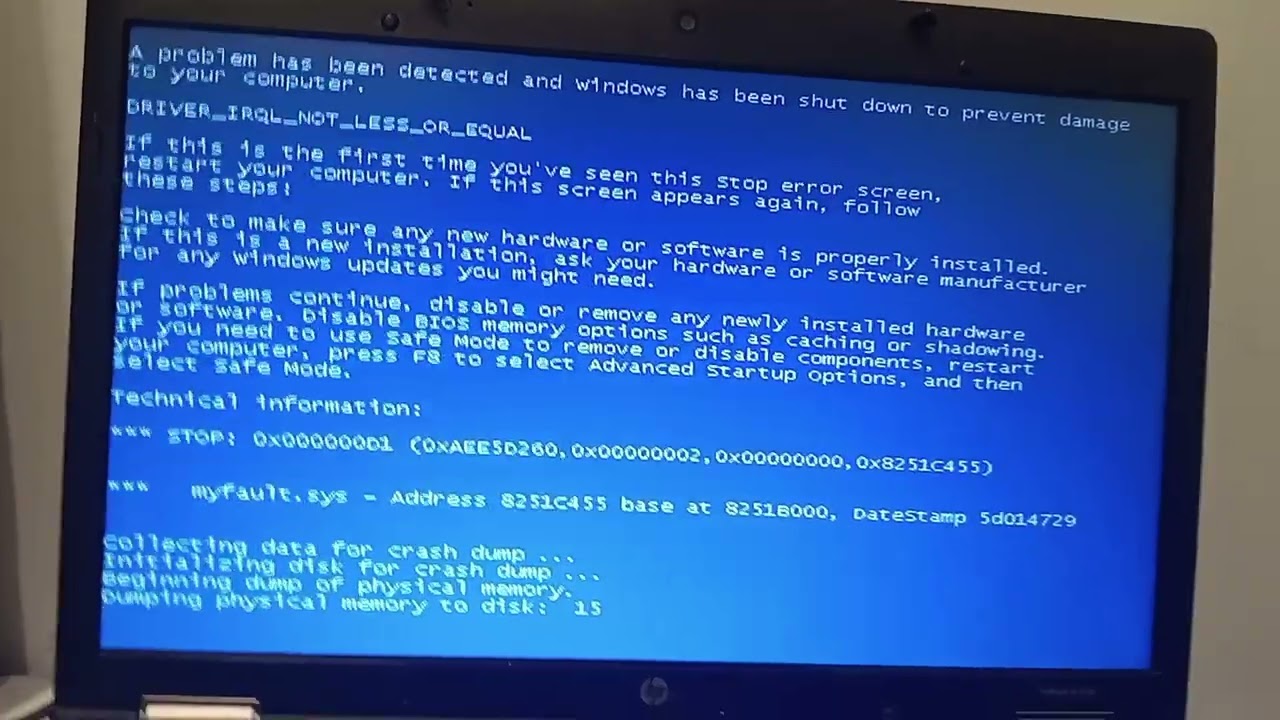 Realtek HD Audio Manager Sound Effect has BSOD (Tiny7 - HP Probook 6550b)