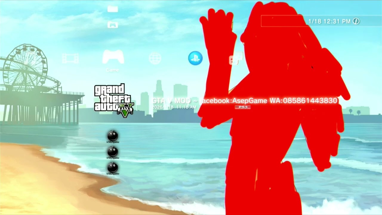 Cara Install Game GTA V MOD pada Console PS3 CFW/ PS3 HEN
