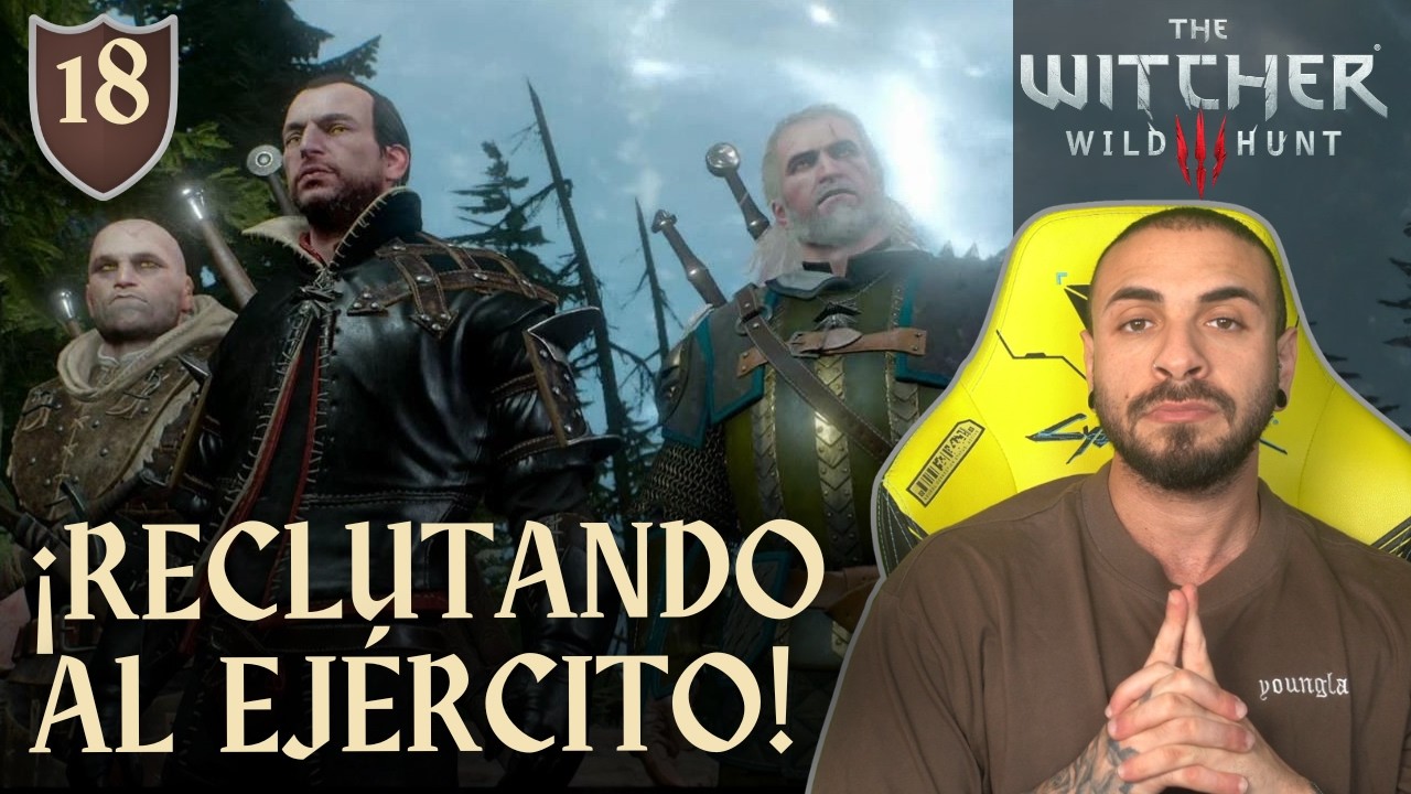 ¿Quién se unirá a Geralt? El camino a la batalla final | The Witcher 3 #18 Esp Max diff